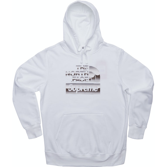 Supreme The North Face Metallic Logo Hooded Sweatshirt White by Supreme in . Available at KershKicks for £250.00. A must-have for fans of Supreme looking to elevate their style with this Hoodie.