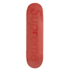 Supreme Tonal Box Logo Skateboard Deck Red