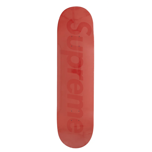 Supreme Tonal Box Logo Skateboard Deck Red by Supreme from £110.00