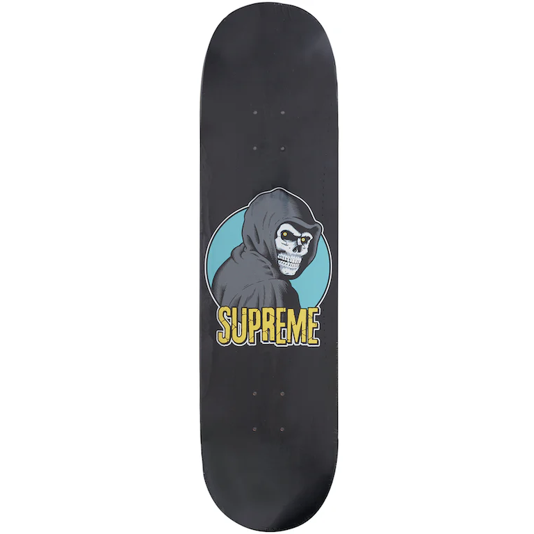 Supreme Reaper Skateboard Deck Black by Supreme in . Available at KershKicks for £110.00. A must-have for fans of Supreme looking to elevate their style with this Skateboard.
