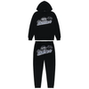 Trapstar Shooters Hoodie Tracksuit Black/Sky Blue