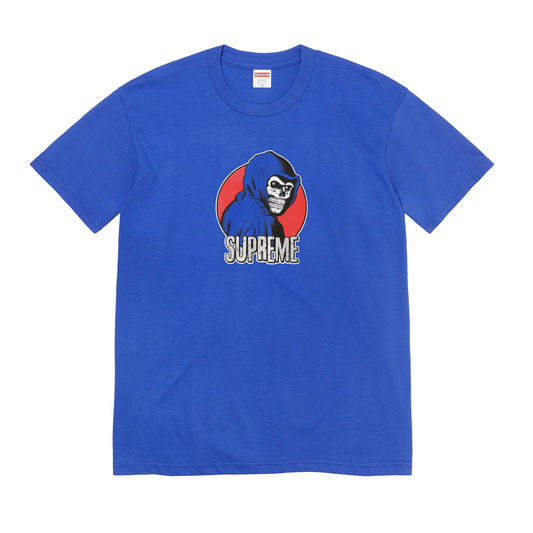 Supreme Reaper Tee (SS23) Royal by Supreme in . Available at KershKicks for £75.00. A must-have for fans of Supreme looking to elevate their style with this T-Shirt.