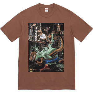 Supreme T Rex Tee Brown Supreme KershKicks