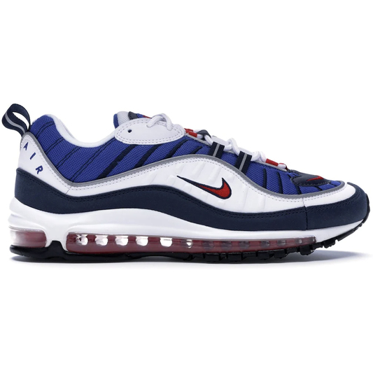 Nike Air Max 98 Gundam (2018) by Nike in Shoes. Available at KershKicks for £295.00. A must-have for fans of Nike looking to elevate their style with this Shoes.