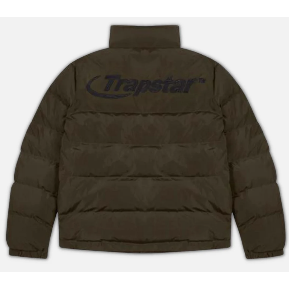 Trapstar Hyperdrive Puffer Jacket - Olive Green Olive from Trapstar