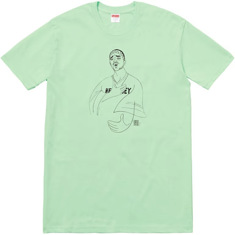 Supreme Prodigy Tee Mint by Supreme in . Available at KershKicks for £70.00. A must-have for fans of Supreme looking to elevate their style with this T-Shirt.