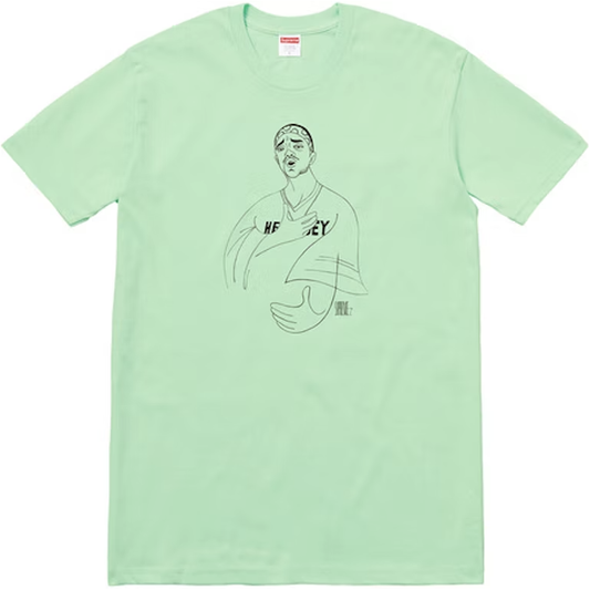 Supreme Prodigy Tee Mint by Supreme in . Available at KershKicks for £70.00. A must-have for fans of Supreme looking to elevate their style with this T-Shirt.