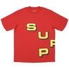 Supreme Stagger Tee Red
