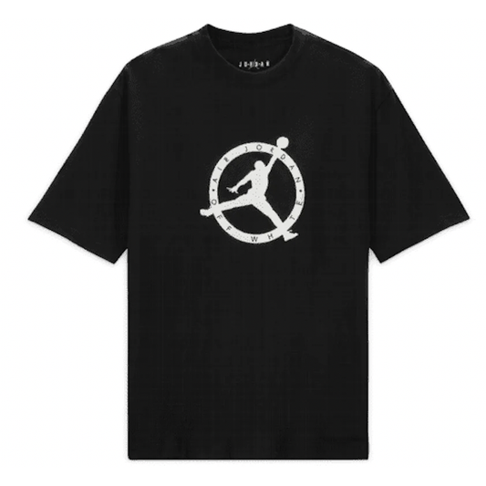 Off-White x Jordan T-shirt Black by Jordan's in . Available at KershKicks for £200.00. A must-have for fans of Jordan's looking to elevate their style with this T-Shirt.