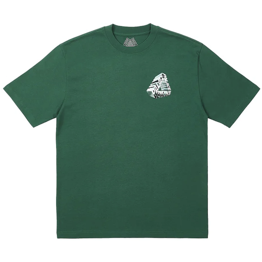 Palace Tri-Chrome T-shirt Huntsman by Palace in Clothing. Available at KershKicks for £75.00. A must-have for fans of Palace looking to elevate their style with this T-Shirt.