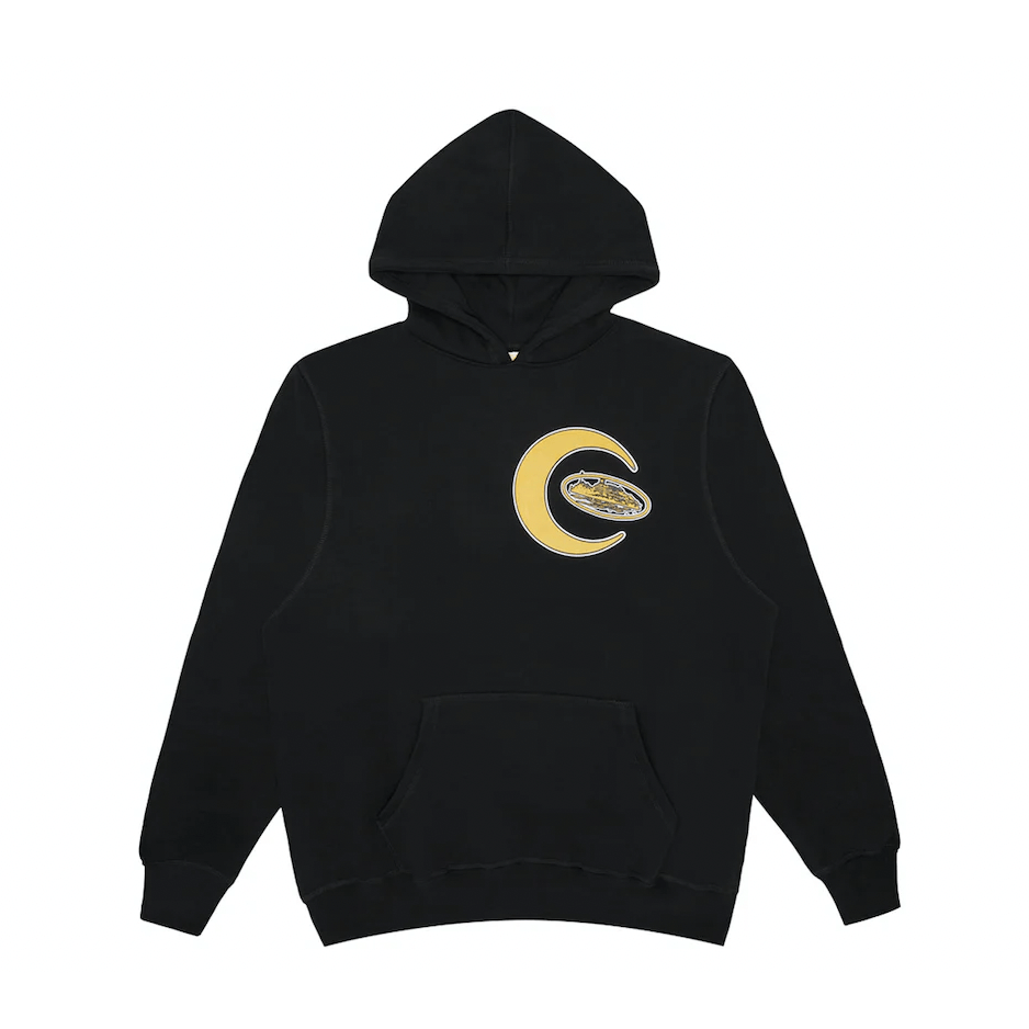 Corteiz Crescent Tracksuit Black (Full set) by Corteiz in . Available at KershKicks for £300.00. A must-have for fans of Corteiz looking to elevate their style with this Hoodie.