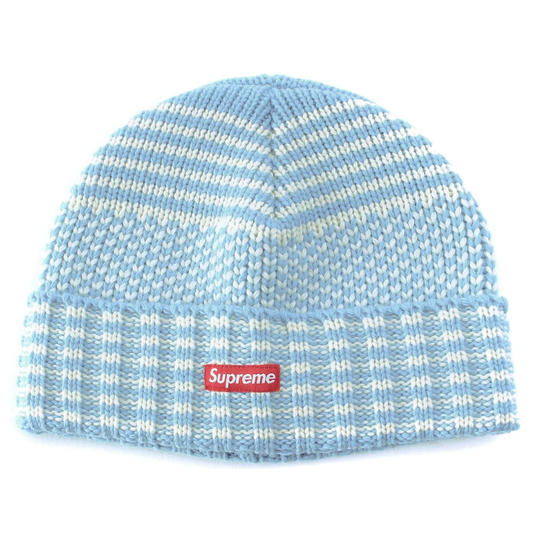 Supreme Wool Jacquard Beanie Light Blue by Supreme from £75.00