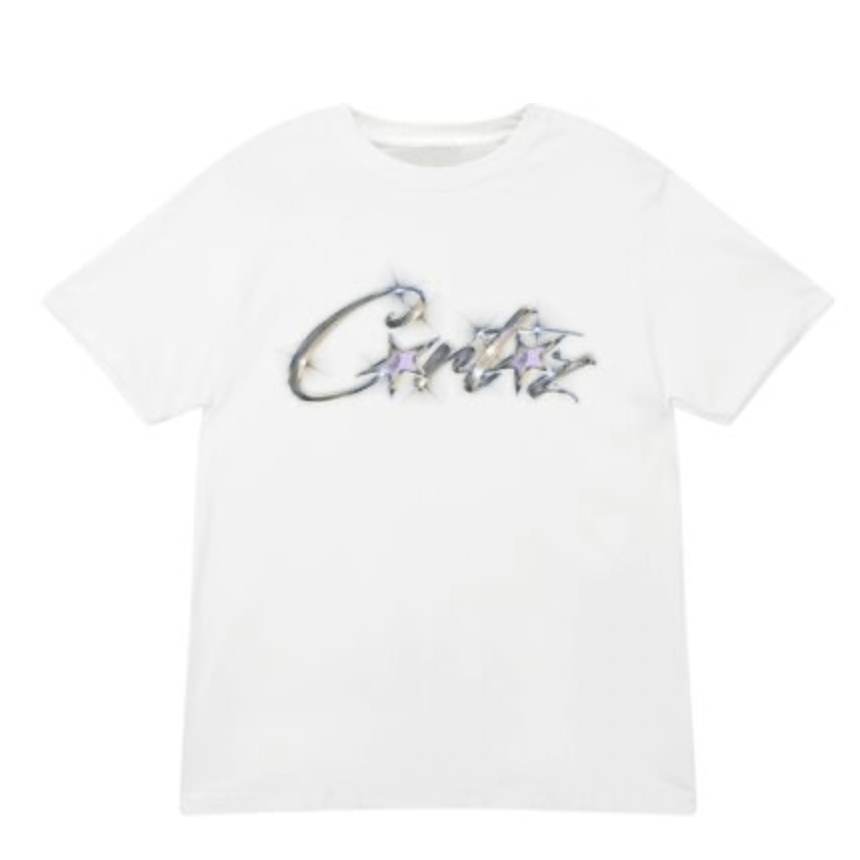 CORTEIZ ALLSTARZ CHROME TEE by Corteiz in . Available at KershKicks for £85.00. A must-have for fans of Corteiz looking to elevate their style with this T-Shirt.