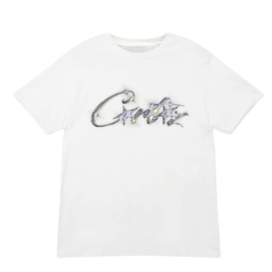 CORTEIZ ALLSTARZ CHROME TEE by Corteiz in . Available at KershKicks for £85.00. A must-have for fans of Corteiz looking to elevate their style with this T-Shirt.