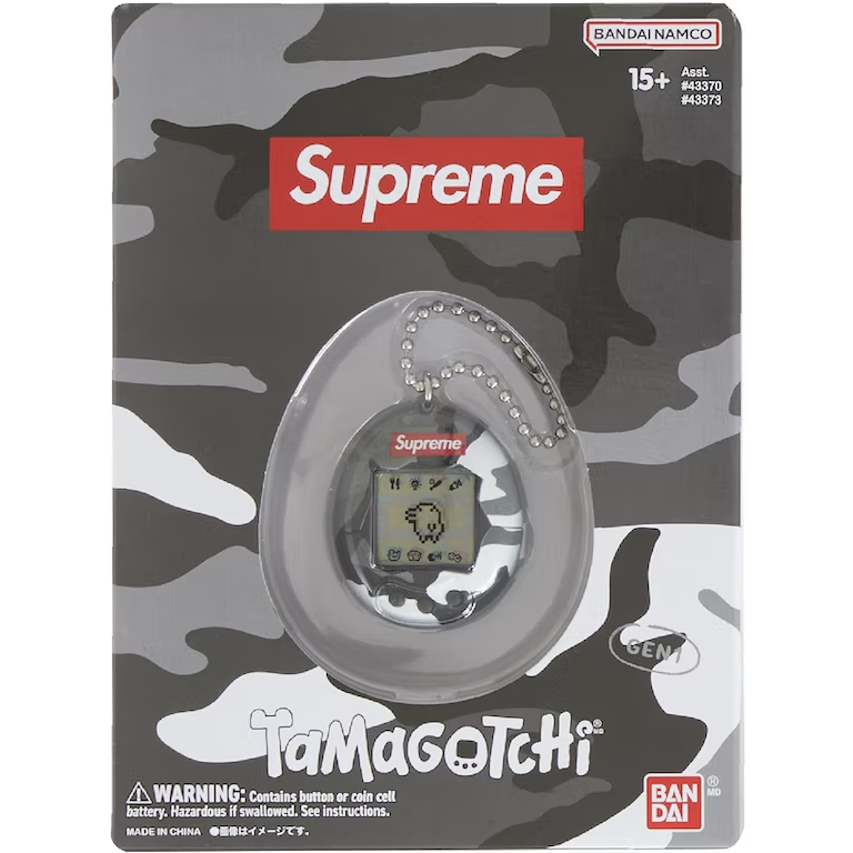 Supreme Bandai Namco Tamagotchi by Supreme in Clothing Accessories. Available at KershKicks for £85.00. A must-have for fans of Supreme looking to elevate their style with this Accessories.