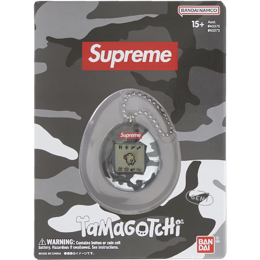Supreme Bandai Namco Tamagotchi by Supreme in Clothing Accessories. Available at KershKicks for £85.00. A must-have for fans of Supreme looking to elevate their style with this Accessories.