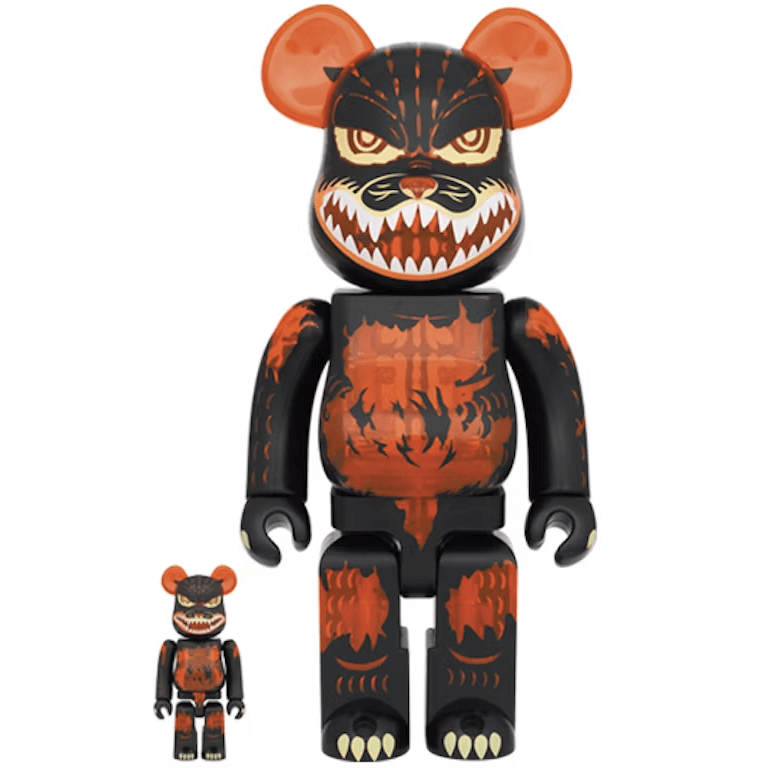 Bearbrick Godzilla VS Destoroyah version Godzilla (Meltdown) 100% & 400% Set Clear Orange Ver. by Bearbrick in Clothing Accessories. Available at KershKicks for £125.00. A must-have for fans of Bearbrick looking to elevate their style with this Accessorie