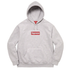 Supreme Inside Out Box Logo Hooded Sweatshirt Heather Grey