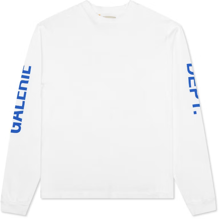 Gallery Dept. French Collector L/S Tee White Blue by GALLERY DEPT. in . Available at KershKicks for £250.00. A must-have for fans of GALLERY DEPT. looking to elevate their style with this T-Shirt.