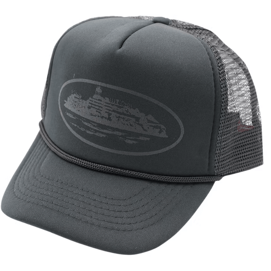 Corteiz Alcatraz Trucker Hat - Triple Black by Corteiz in Hats. Available at KershKicks for £85.00. A must-have for fans of Corteiz looking to elevate their style with this Hats.