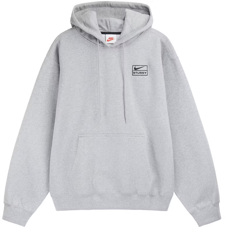 Nike x Stussy Hoodie Grey by Nike in . Available at KershKicks for £185.00. A must-have for fans of Nike looking to elevate their style with this Hoodie.
