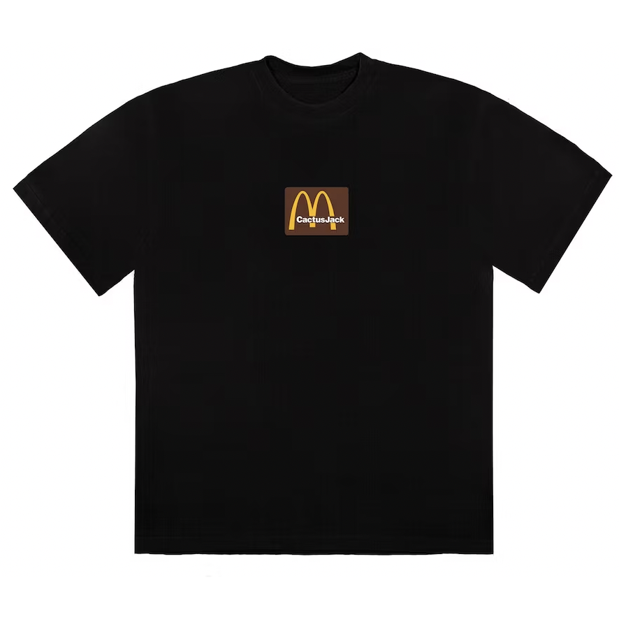 Travis Scott x McDonald's Sesame Inv T-shirt Black/Brown from Travis Scott