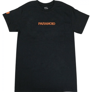 Anti Social Social Club x Undefeated Paranoid Logo T Shirt Black