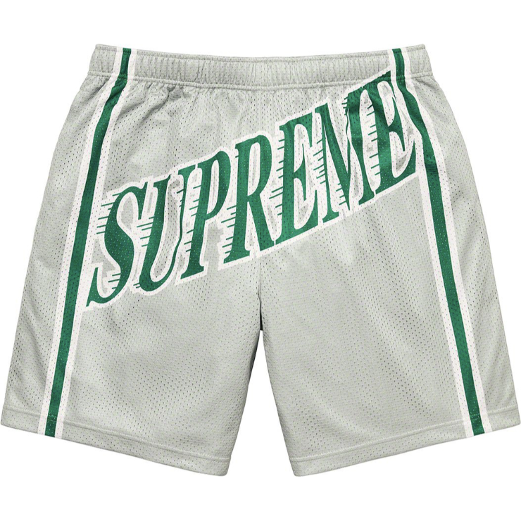 Supreme Slap Shot Mesh Short Grey by Supreme in Shorts. Available at KershKicks for £175.00. A must-have for fans of Supreme looking to elevate their style with this Shorts.