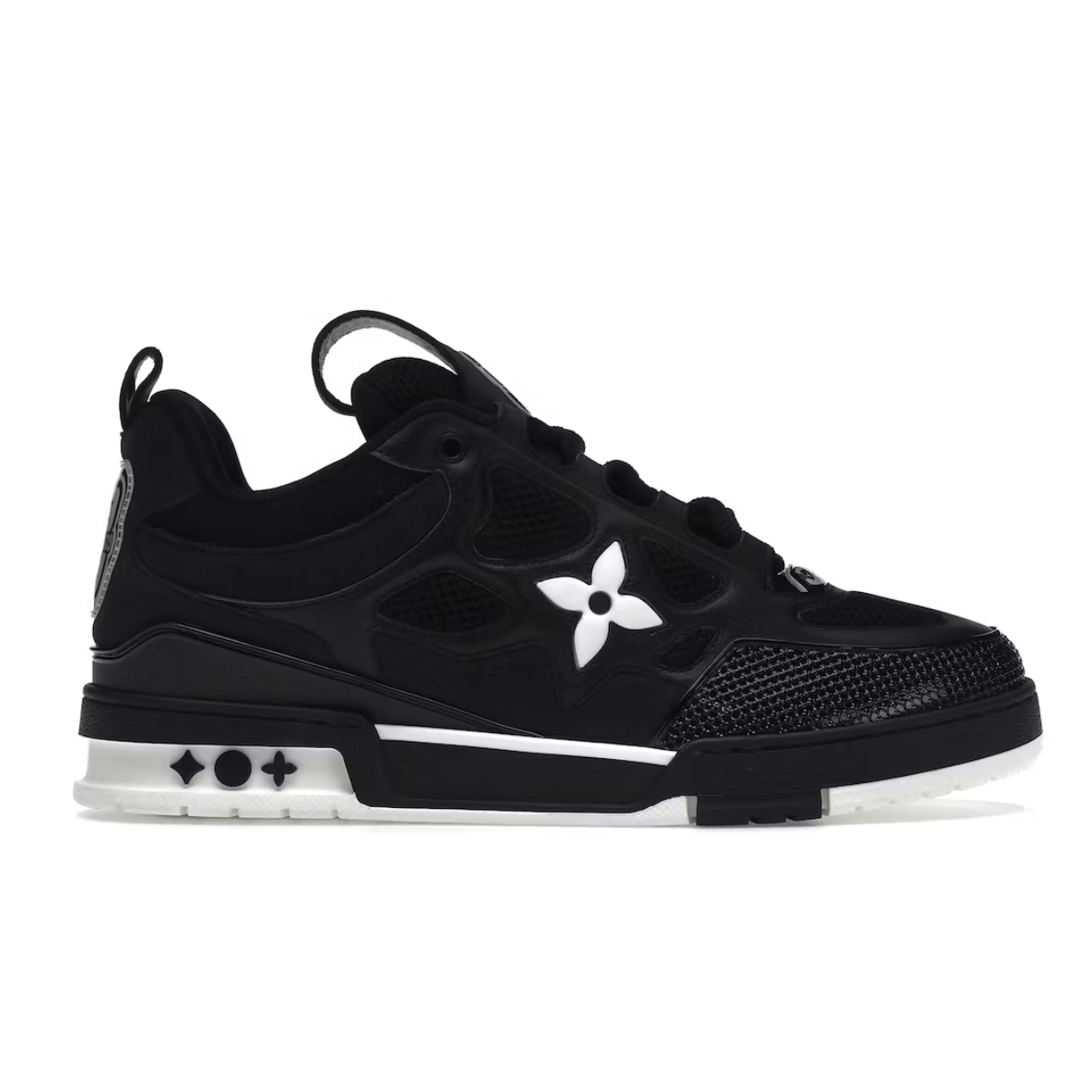 Louis Vuitton LV Skate Sneaker Black Black White by Louis Vuitton in Shoes. Available at KershKicks for £1750.00. A must-have for fans of Louis Vuitton looking to elevate their style with this Shoes.