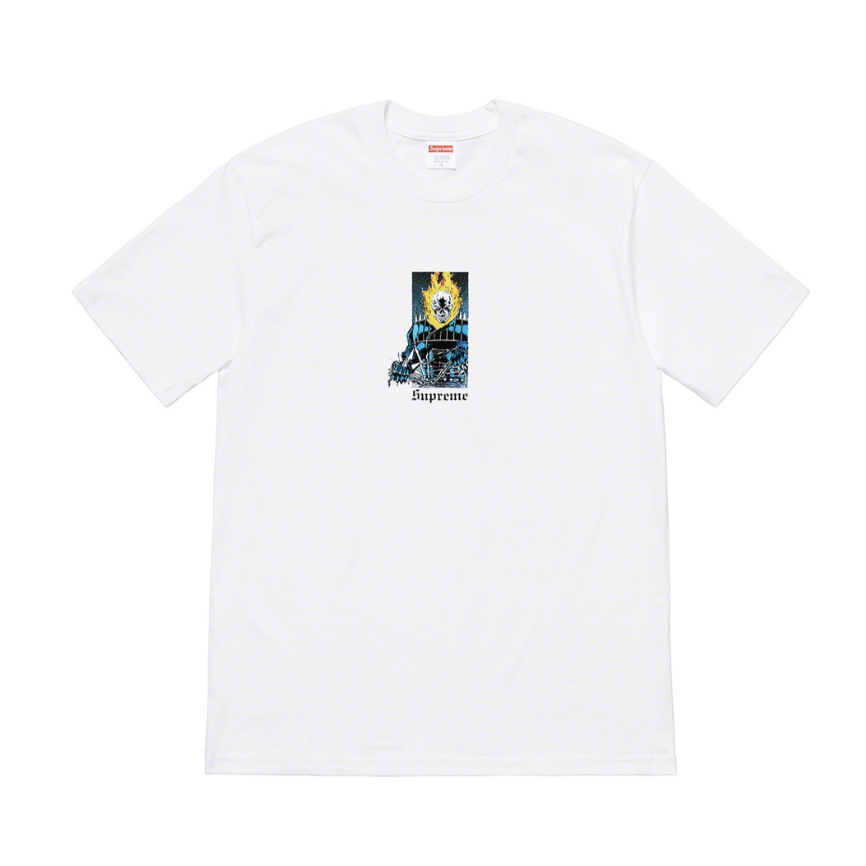 Supreme Ghost Rider Tee White from Supreme