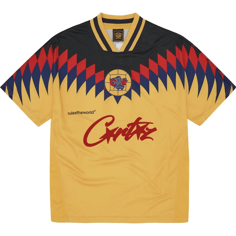 Corteiz Club RTW Football Jersey Multicolor by Corteiz in . Available at KershKicks for £165.00. A must-have for fans of Corteiz looking to elevate their style with this T-Shirt.
