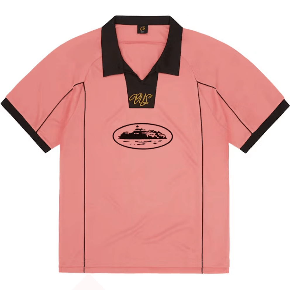 Corteiz Talismo Football Jersey - Pink | Corteiz | KershKicks