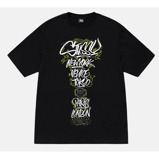 Stussy x Born x Raised Handstyles T-Shirt by stussy in . Available at KershKicks for £90.00. A must-have for fans of stussy looking to elevate their style with this T-Shirt.