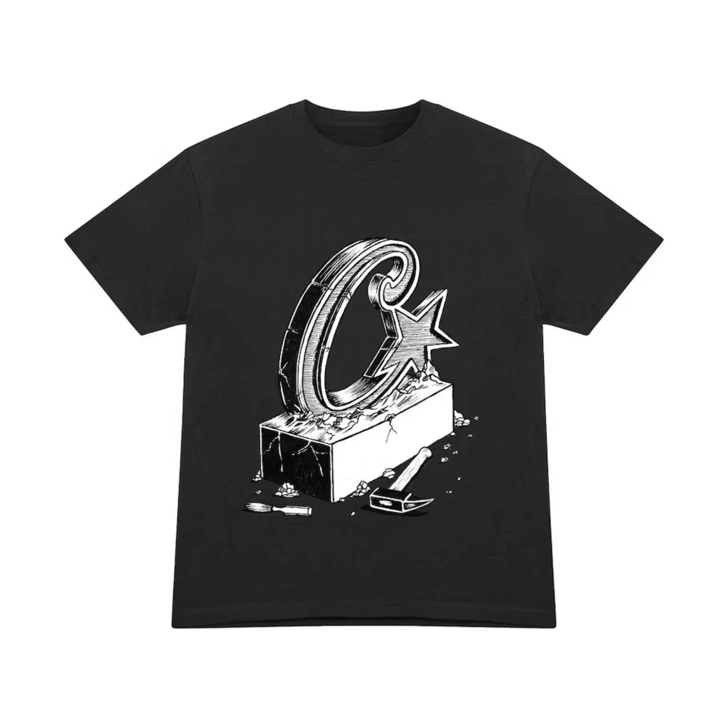 Corteiz Chisel Tee Black by Corteiz in . Available at KershKicks for £85.00. A must-have for fans of Corteiz looking to elevate their style with this T-Shirt.