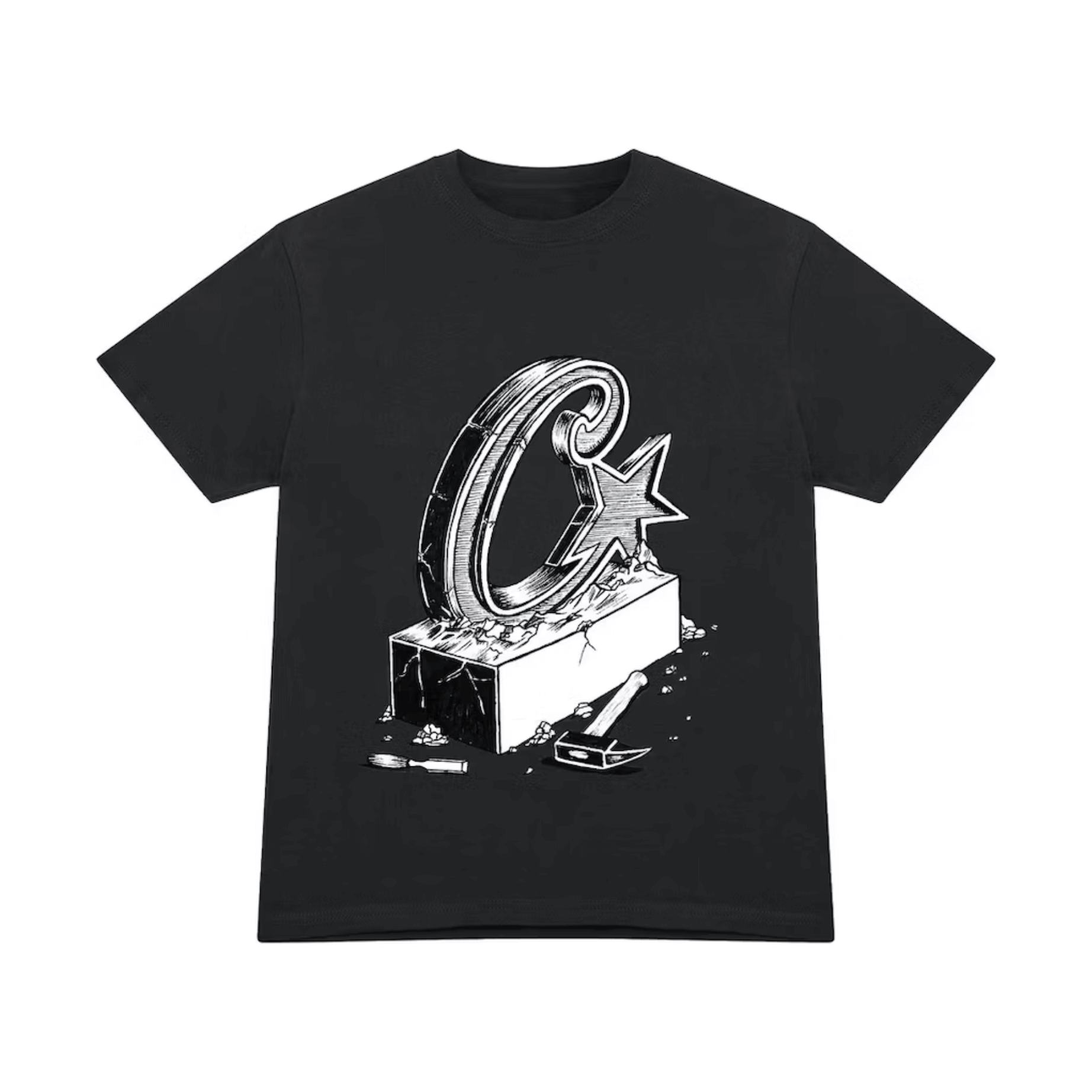 Corteiz Chisel Tee Black by Corteiz in . Available at KershKicks for £85.00. A must-have for fans of Corteiz looking to elevate their style with this T-Shirt.