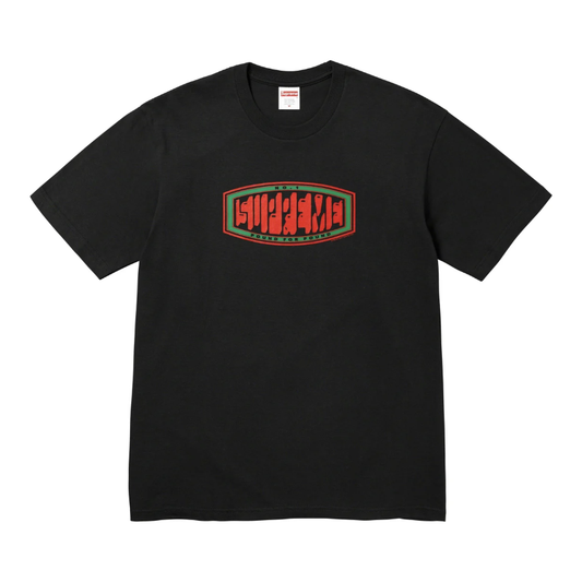 Supreme Pound Tee Black by Supreme in . Available at KershKicks for £85.00. A must-have for fans of Supreme looking to elevate their style with this T-Shirt.