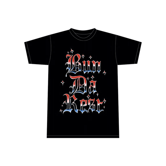 Corteiz Bun Da Rest Royale T-shirt Black by Corteiz in Clothing. Available at KershKicks for £85.00. A must-have for fans of Corteiz looking to elevate their style with this T-Shirt.