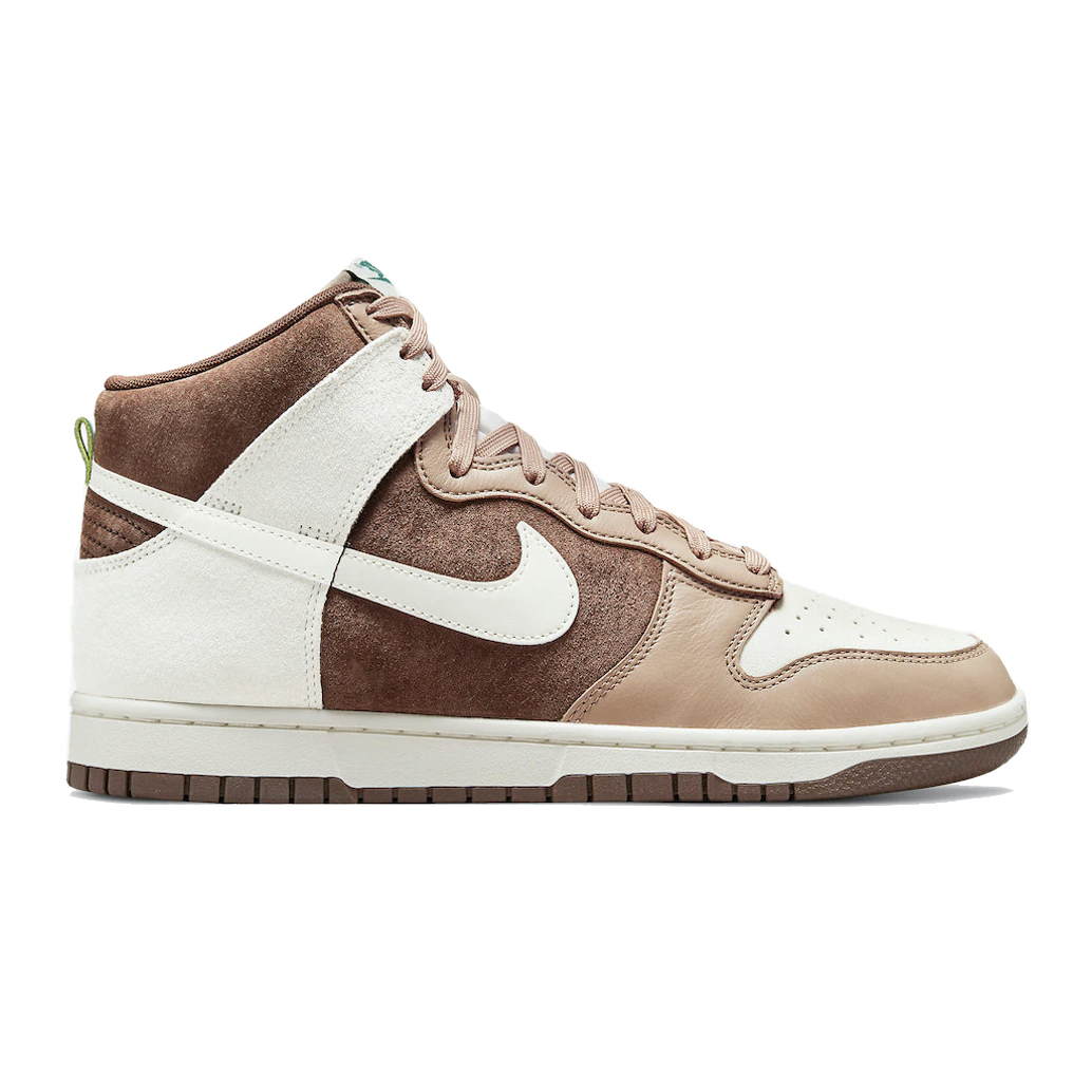 Nike Dunk High Light Chocolate by Nike in Shoes. Available at KershKicks for £150.00. A must-have for fans of Nike looking to elevate their style with this Shoes.