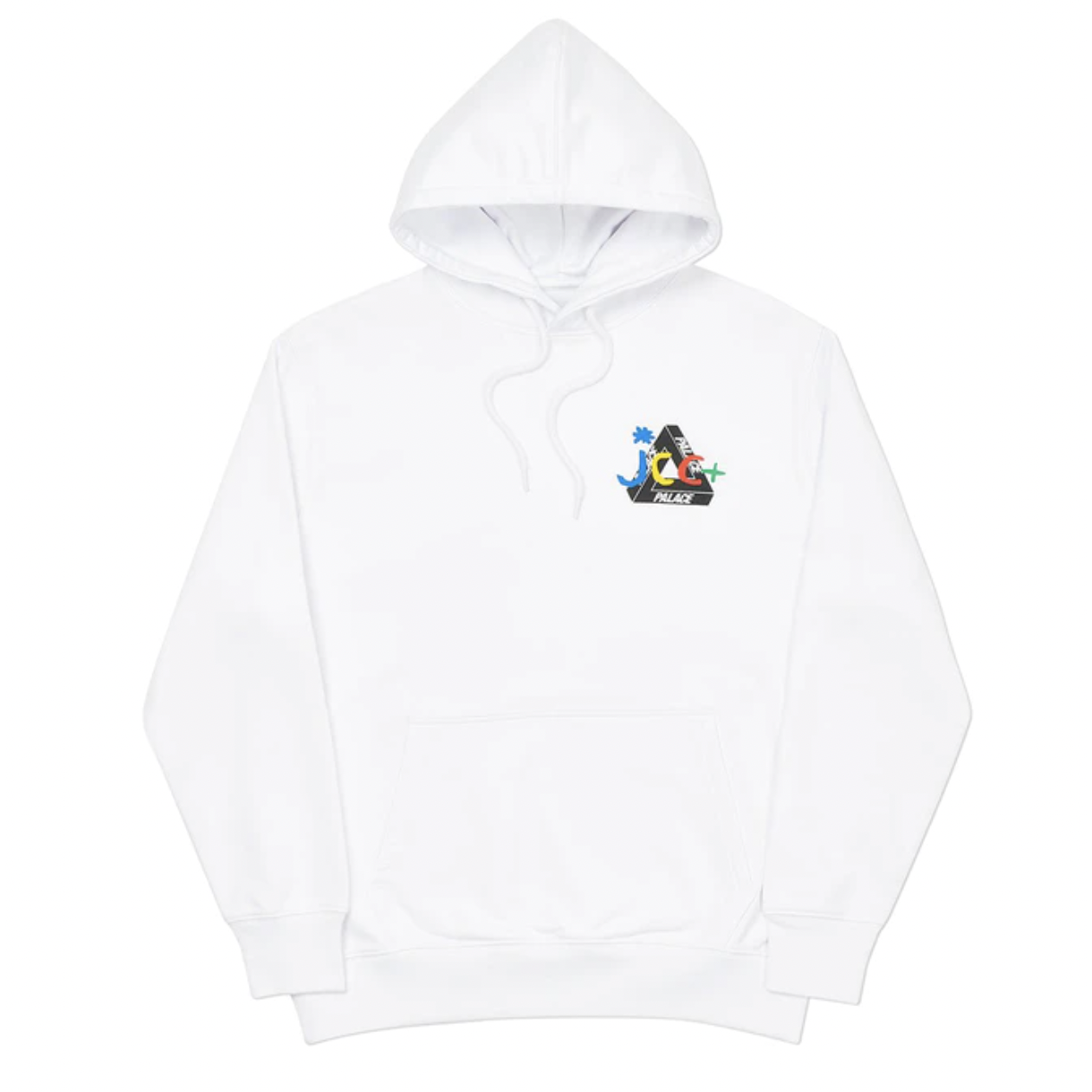 Palace JCDC2 Hood White by Palace in . Available at KershKicks for £160.00. A must-have for fans of Palace looking to elevate their style with this T-Shirt.