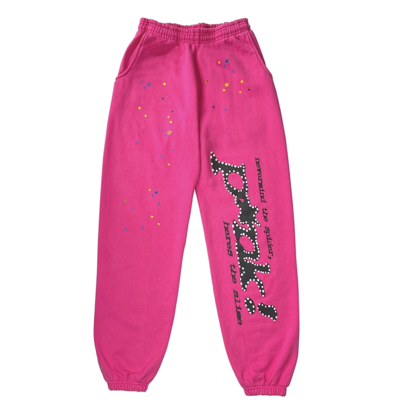 Sp5der P*NK Young Thug Sweatpants Pink from Young Thug