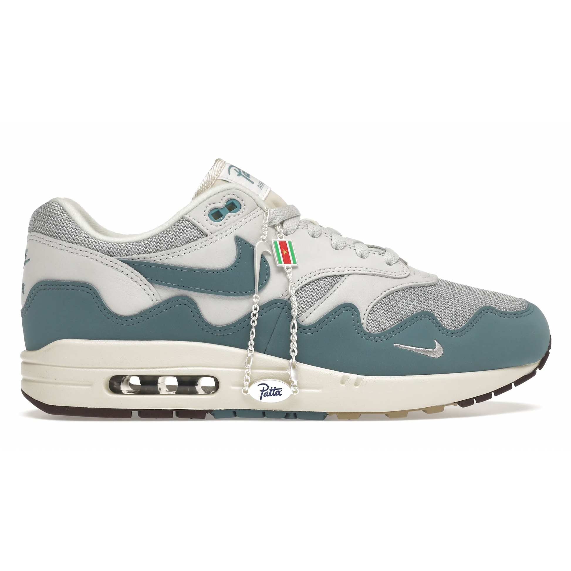 Nike Air Max 1 Patta Waves Noise Aqua with bracelet