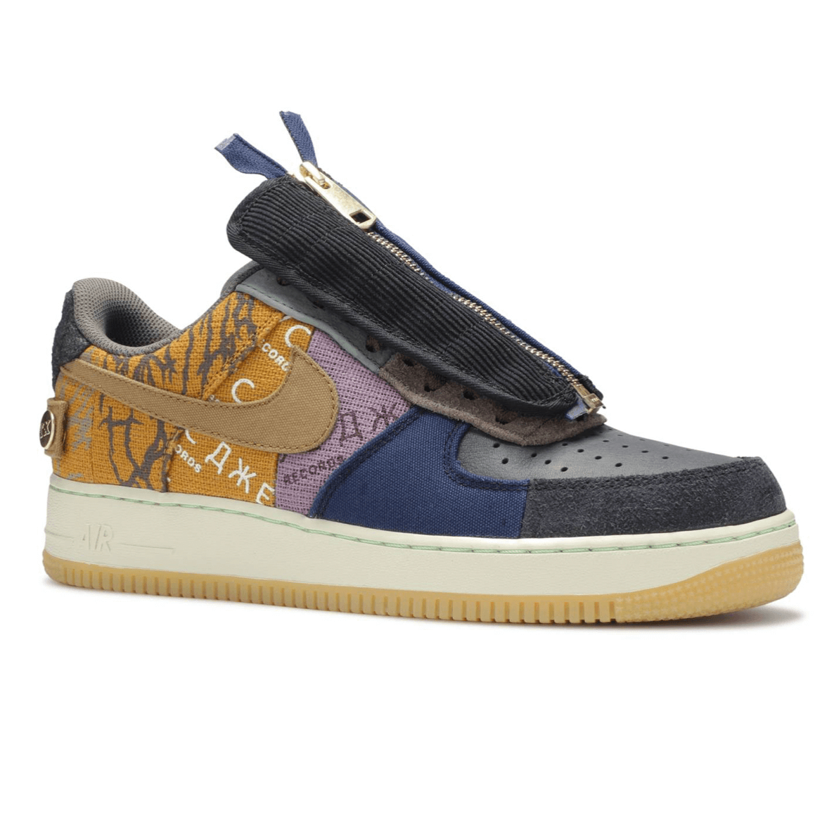 Air Force 1 Low Travis Scott Cactus Jack by Nike in Shoes. Available at KershKicks for £500.00. A must-have for fans of Nike looking to elevate their style with this Shoes.