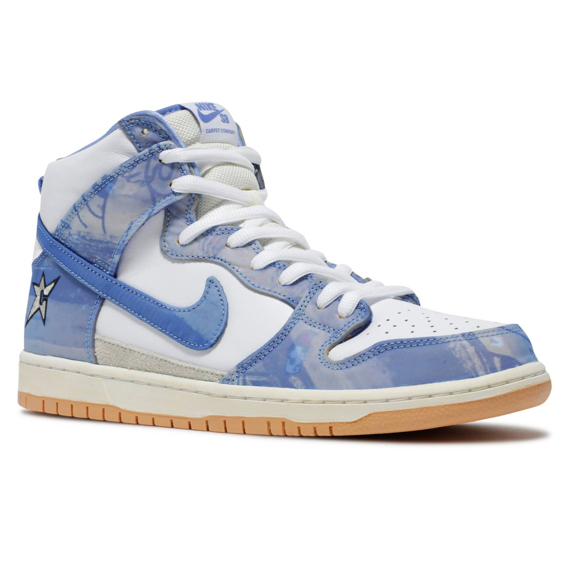 Nike SB Dunk High Carpet Company by Nike in Shoes. Available at KershKicks for £300.00. A must-have for fans of Nike looking to elevate their style with this Shoes.
