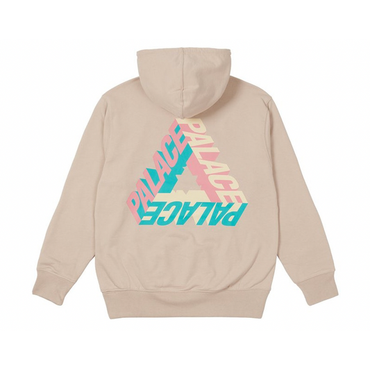 Palace P-3D Hood (FW21) Mushroom by Palace in . Available at KershKicks for £200.00. A must-have for fans of Palace looking to elevate their style with this Hoodie.