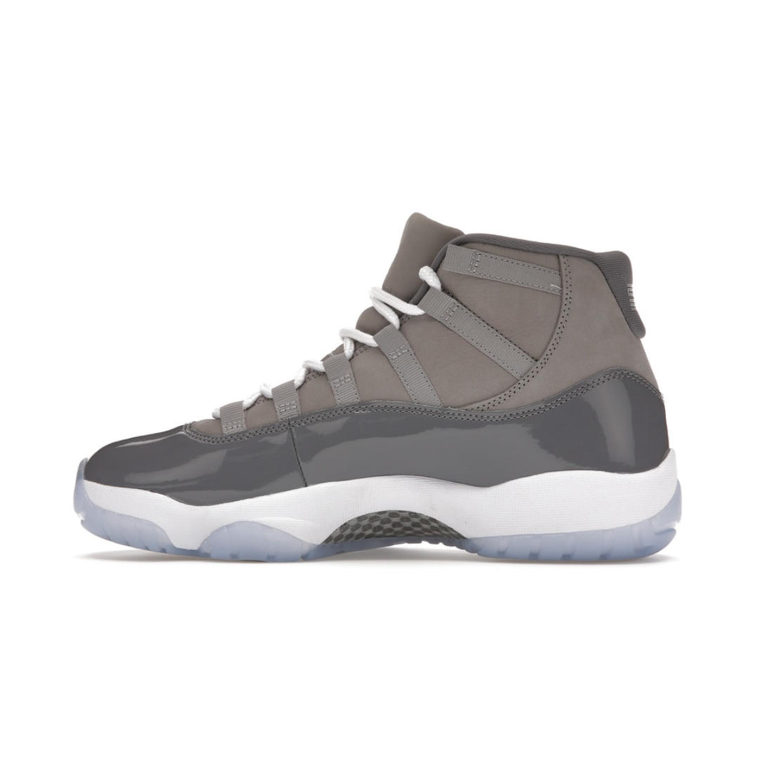 Jordan 11 Retro Cool Grey (2021) by Jordan's in Shoes. Available at KershKicks for £285.00. A must-have for fans of Jordan's looking to elevate their style with this Shoes.