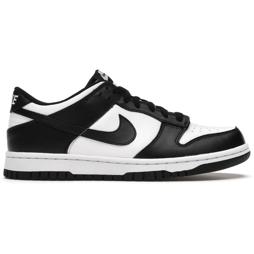Nike Dunk Low Retro White Black (GS) by Nike in Shoes. Available at KershKicks for £85.00. A must-have for fans of Nike looking to elevate their style with this Shoes.