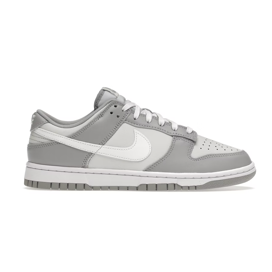 Nike Dunk Low Two Tone Grey by Nike in Shoes. Available at KershKicks for £210.00. A must-have for fans of Nike looking to elevate their style with this Shoes.