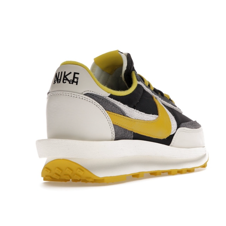 Nike LDWaffle Sacai Undercover Black Bright Citron by Nike in Shoes. Available at KershKicks for £225.00. A must-have for fans of Nike looking to elevate their style with this Shoes.