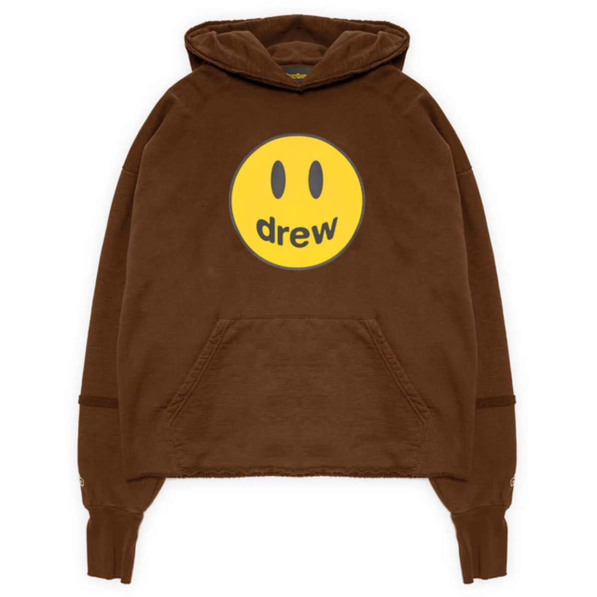 Drew house mascot deconstructed hoodie brown from Drew House