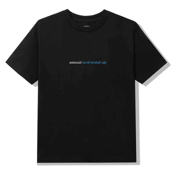 Anti Social Social Club Enrolled Tee Black by Anti Social Social Club in Clothing. Available at KershKicks for £95.00. A must-have for fans of Anti Social Social Club looking to elevate their style with this T-Shirt.